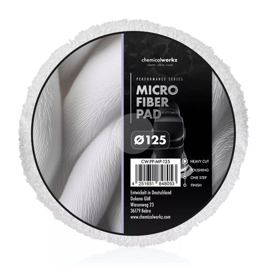 Chemicalworkz Microfiber Performance Pad 125mm - IČNERP